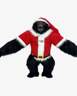 Christmas King Kong Gorilla Mascot Costume