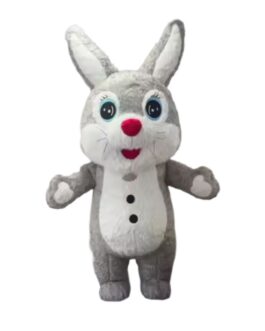 Sort Ear Rabbit Mascot Costume